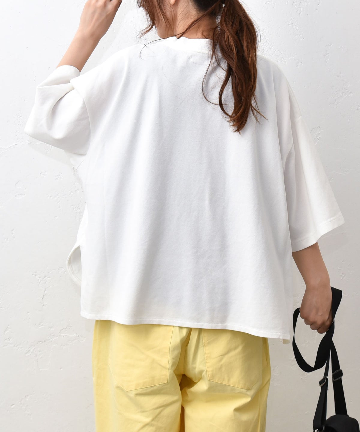 Our.｜かのこ素材モックネックカットソー [[C-9059]][C]