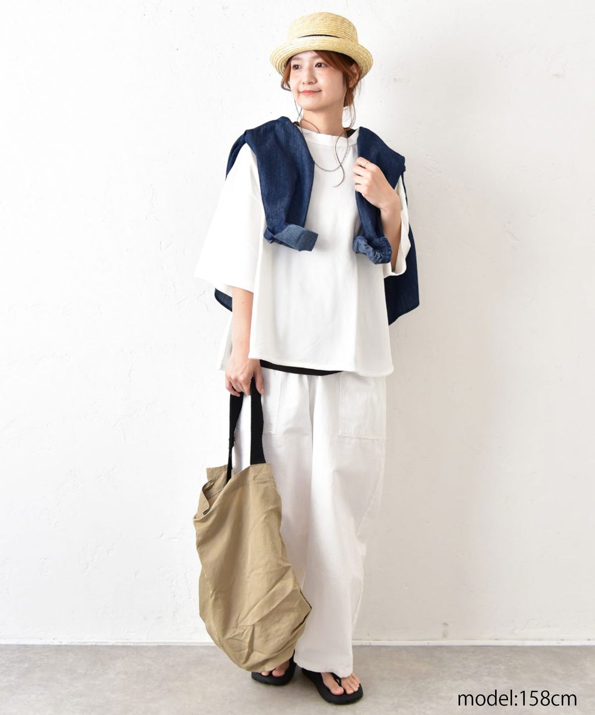 Our.｜かのこ素材モックネックカットソー [[C-9059]][C]