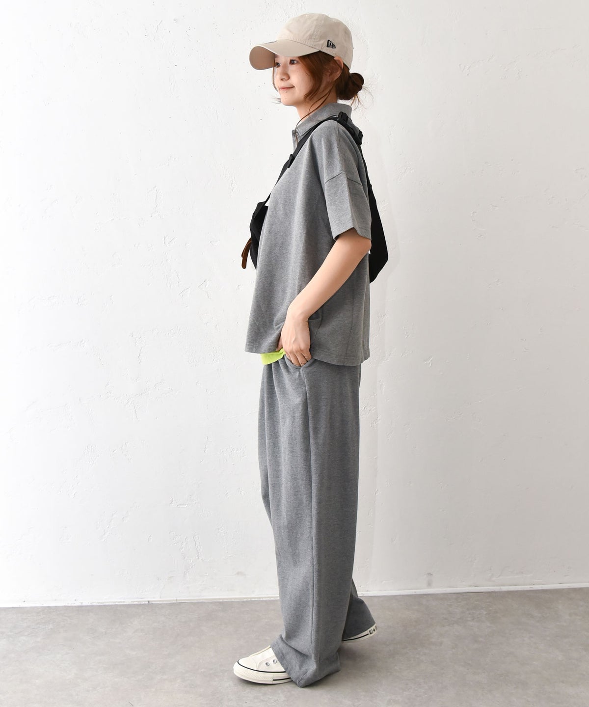 Our.｜かのこ素材イージーパンツ [[C-9061]][C]