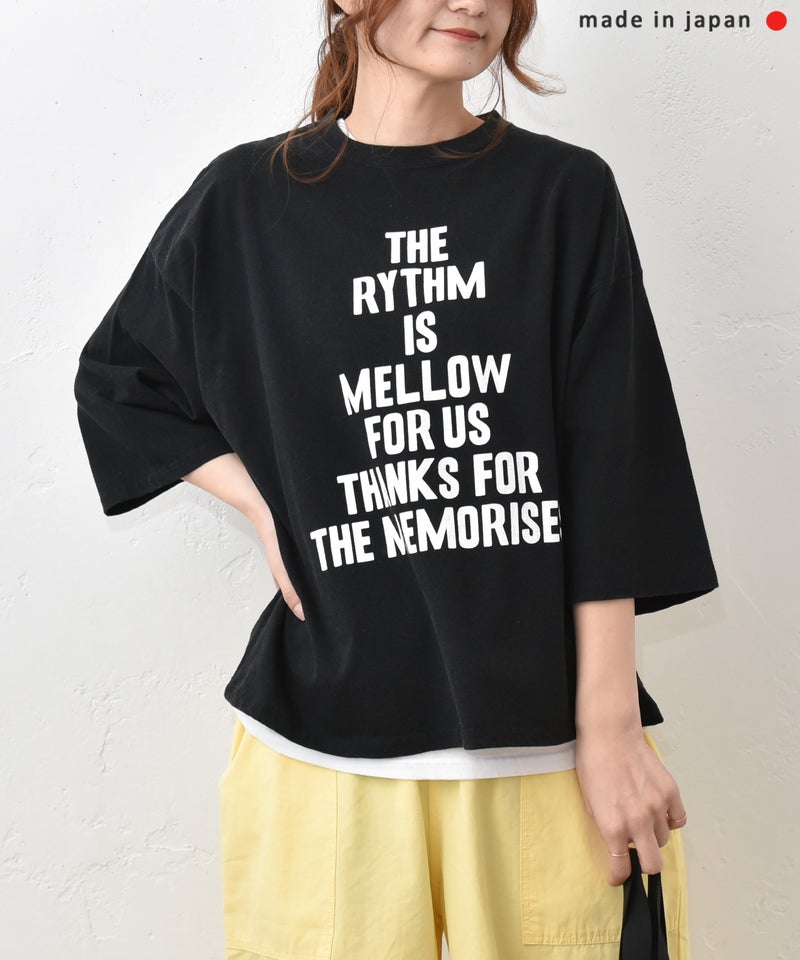 her.｜5分袖ベーシックプリントTee [[MA-521001]][C]