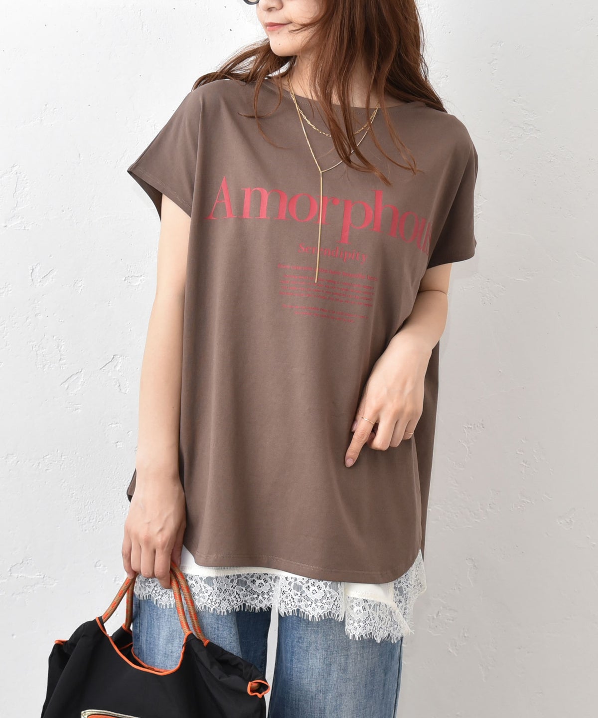 HUMS｜オーバーフレンチロゴTee [[WTS7134]][C]