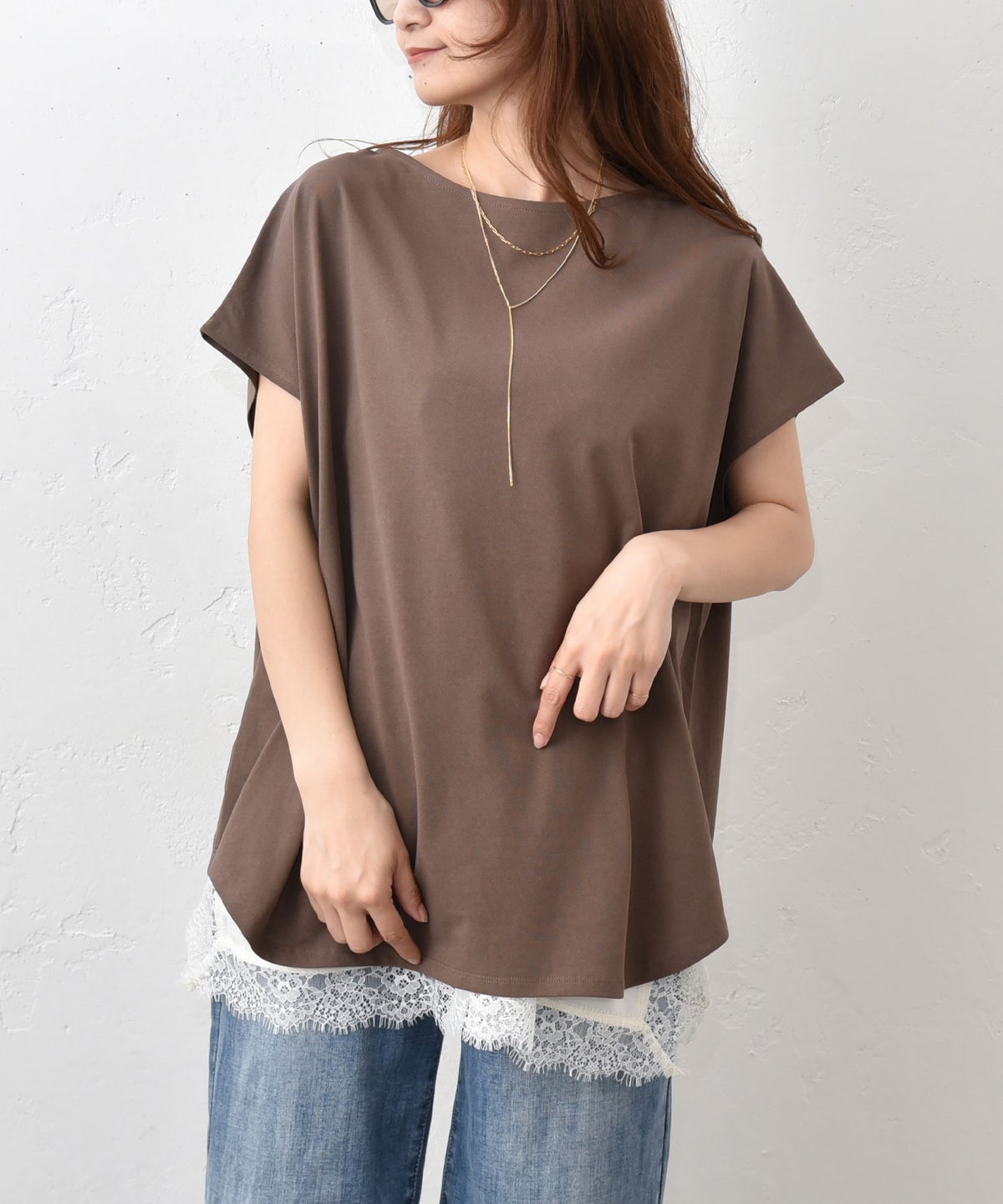 HUMS｜オーバーフレンチロゴTee [[WTS7134]][C]