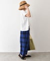 hagumu｜リネンチェックボールパンツ [[NNMA-8423]][C]