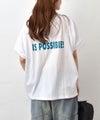eka::｜良質天竺変形ワイドロゴプリントTee [[1611951]][C]