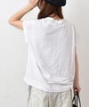 hagumu｜麻カットロゴフレンチTee [[C-763]][C]