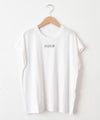 hagumu｜麻カットロゴフレンチTee [[C-763]][C]