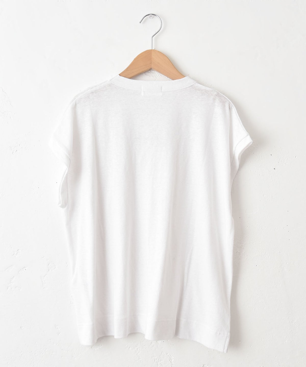 hagumu｜麻カットロゴフレンチTee [[C-763]][C]