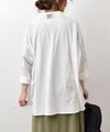  IN THE MARKET｜異素材切替え7分袖シャツ [[C-2543]][C]