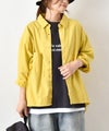  IN THE MARKET｜異素材切替え7分袖シャツ [[C-2543]][C]