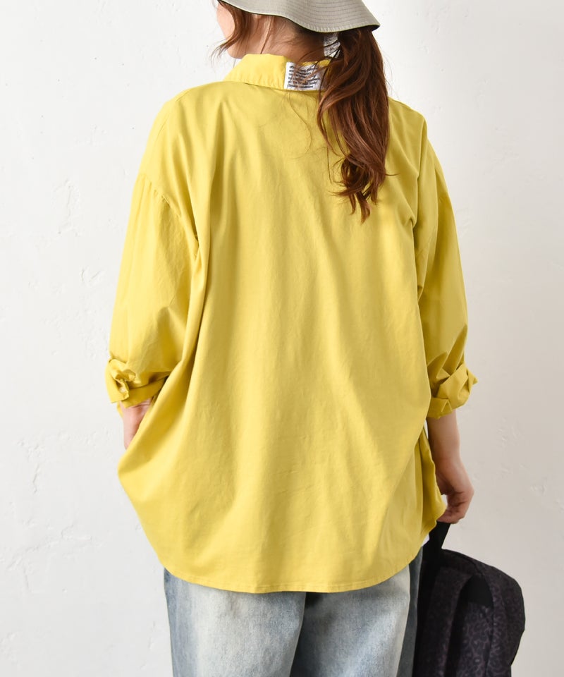 IN THE MARKET｜異素材切替え7分袖シャツ [[C-2543]][C] | ma28 ONLINE 