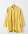  IN THE MARKET｜異素材切替え7分袖シャツ [[C-2543]][C]
