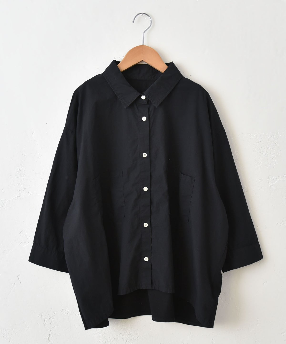  IN THE MARKET｜異素材切替え7分袖シャツ [[C-2543]][C]