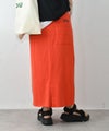 IN THE MARKET｜ロゴ入りカラーカットスカート [[C-2547]][C]