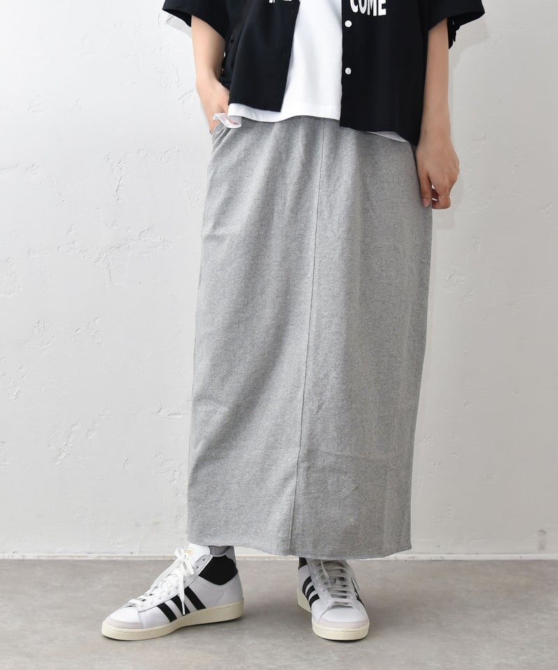 IN THE MARKET｜ロゴ入りカラーカットスカート [[C-2547]][C]