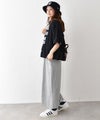 IN THE MARKET｜ロゴ入りカラーカットスカート [[C-2547]][C]