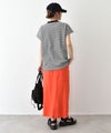 IN THE MARKET｜ロゴ入りカラーカットスカート [[C-2547]][C]