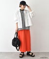 IN THE MARKET｜ロゴ入りカラーカットスカート [[C-2547]][C]