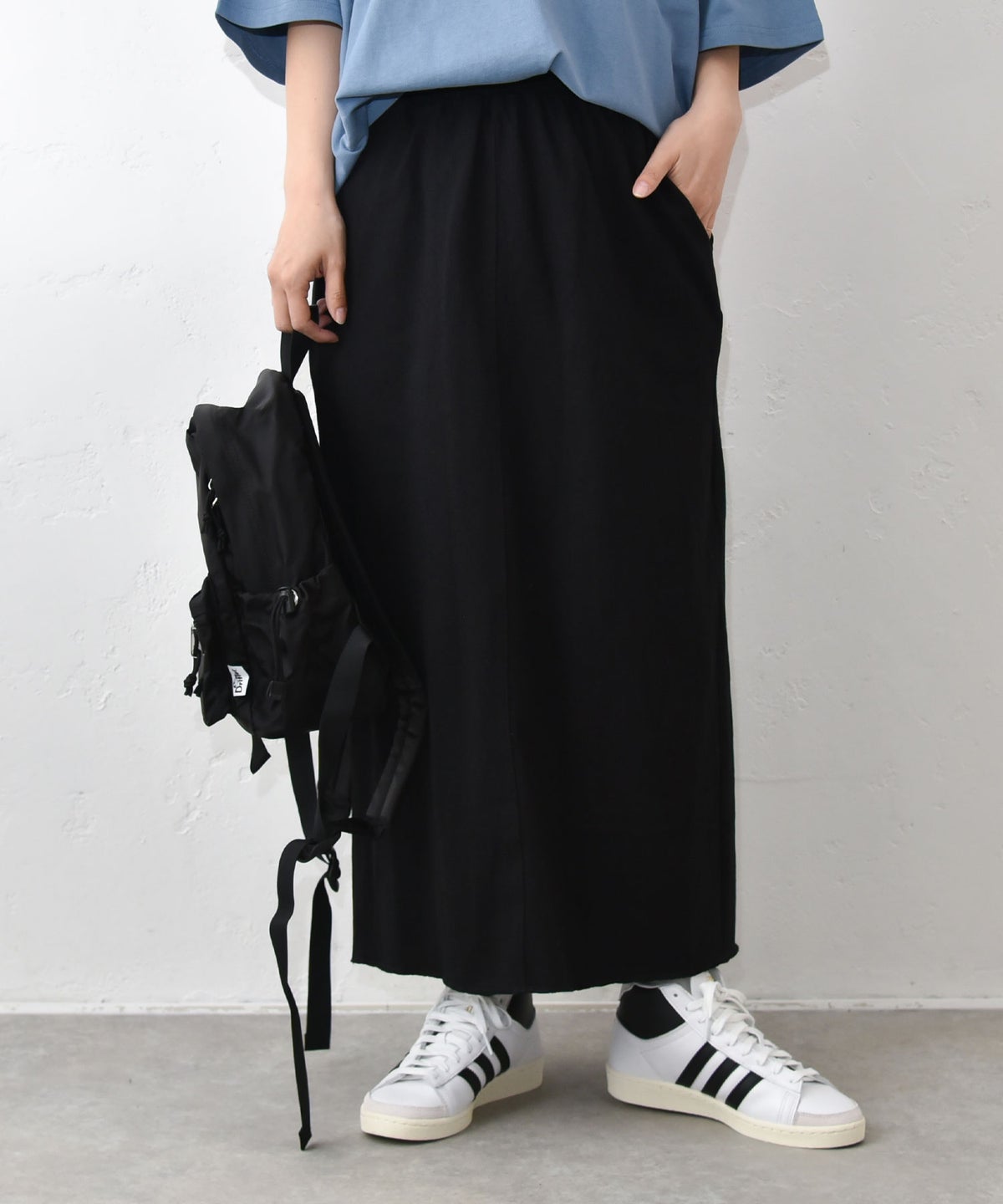 IN THE MARKET｜ロゴ入りカラーカットスカート [[C-2547]][C]