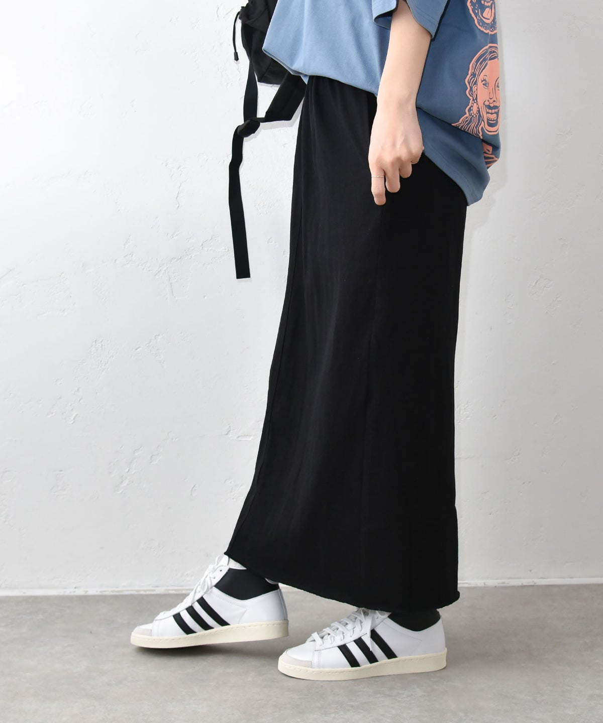 IN THE MARKET｜ロゴ入りカラーカットスカート [[C-2547]][C]