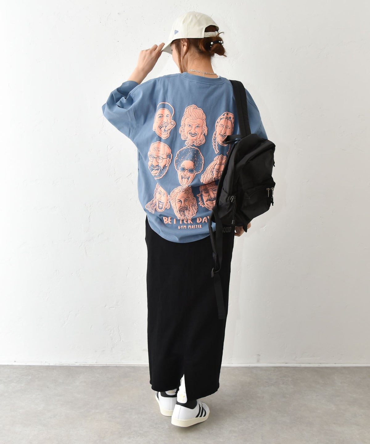 IN THE MARKET｜ロゴ入りカラーカットスカート [[C-2547]][C]