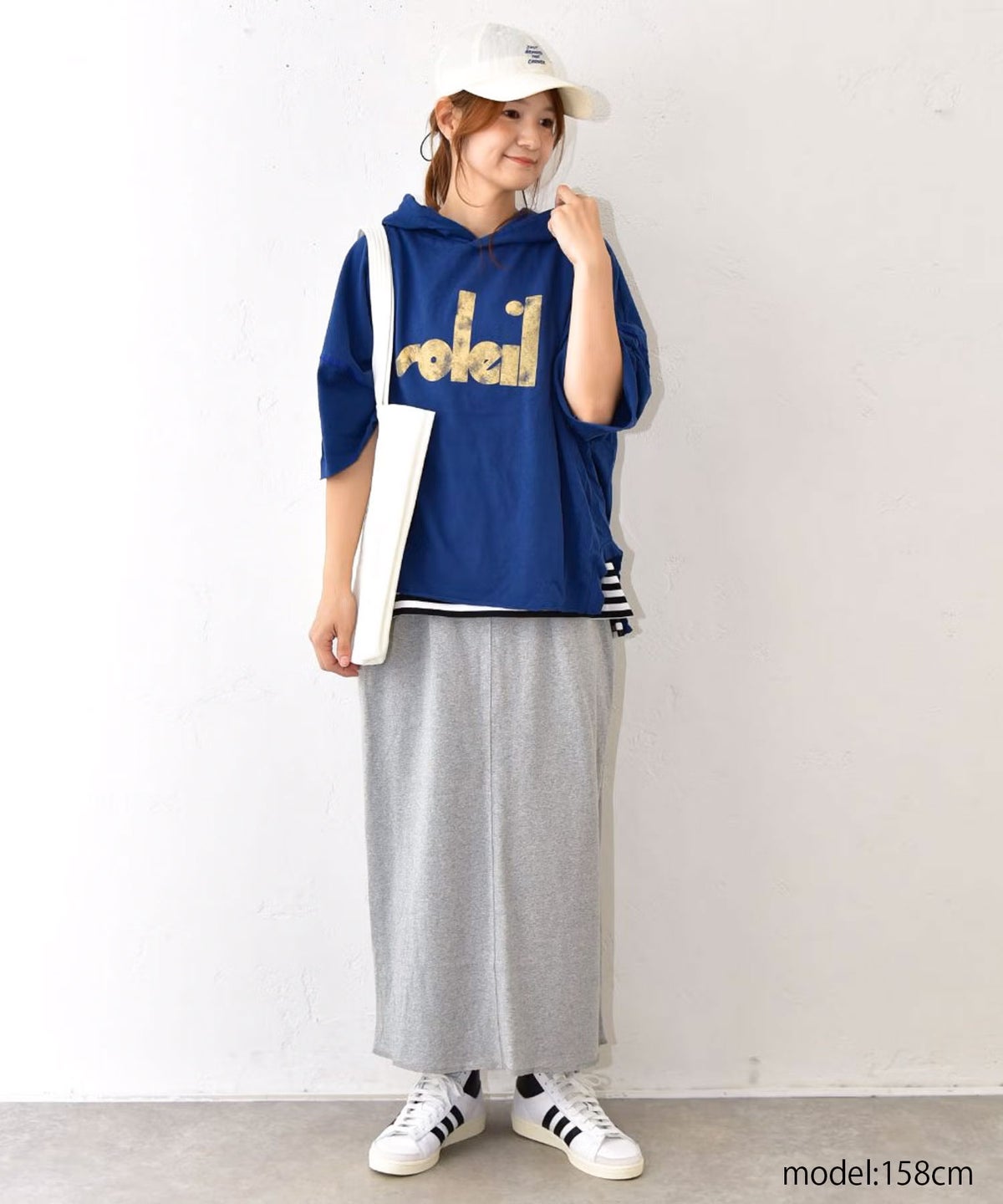 IN THE MARKET｜ロゴ入りカラーカットスカート [[C-2547]][C]
