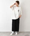 IN THE MARKET｜ロゴ入りカラーカットスカート [[C-2547]][C]