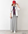 IN THE MARKET｜ロゴ入りカラーカットスカート [[C-2547]][C]