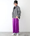 IN THE MARKET｜ロゴ入りカラーカットスカート [[C-2547]][C]