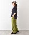 and quarter｜バック布帛ワッペンTシャツ [[131307F]][C]