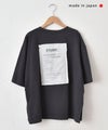 and quarter｜バック布帛ワッペンTシャツ [[131307F]][C]