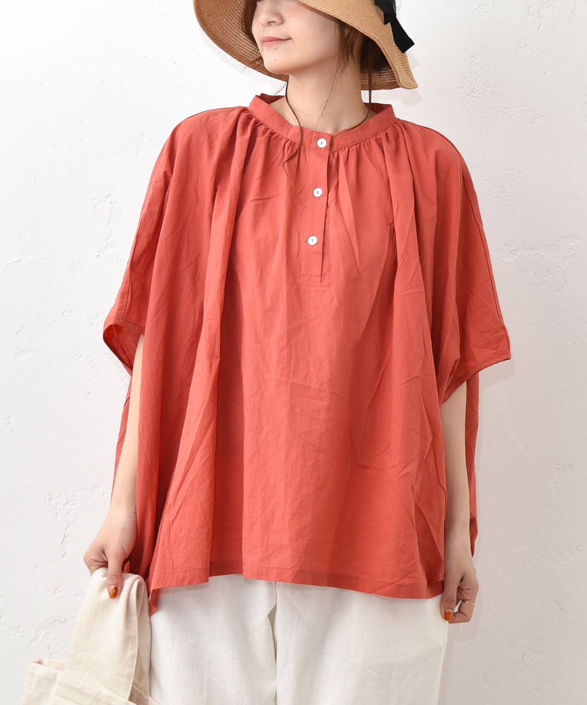 hagumu｜ヘンリーネックプルオーバー [[hag-207]][C]