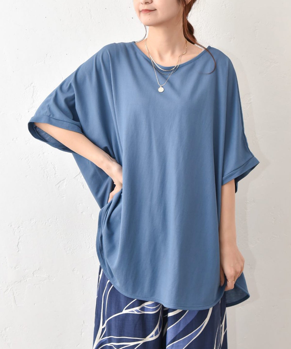 HUMS｜ワイドカットソー [[71062162]][C]