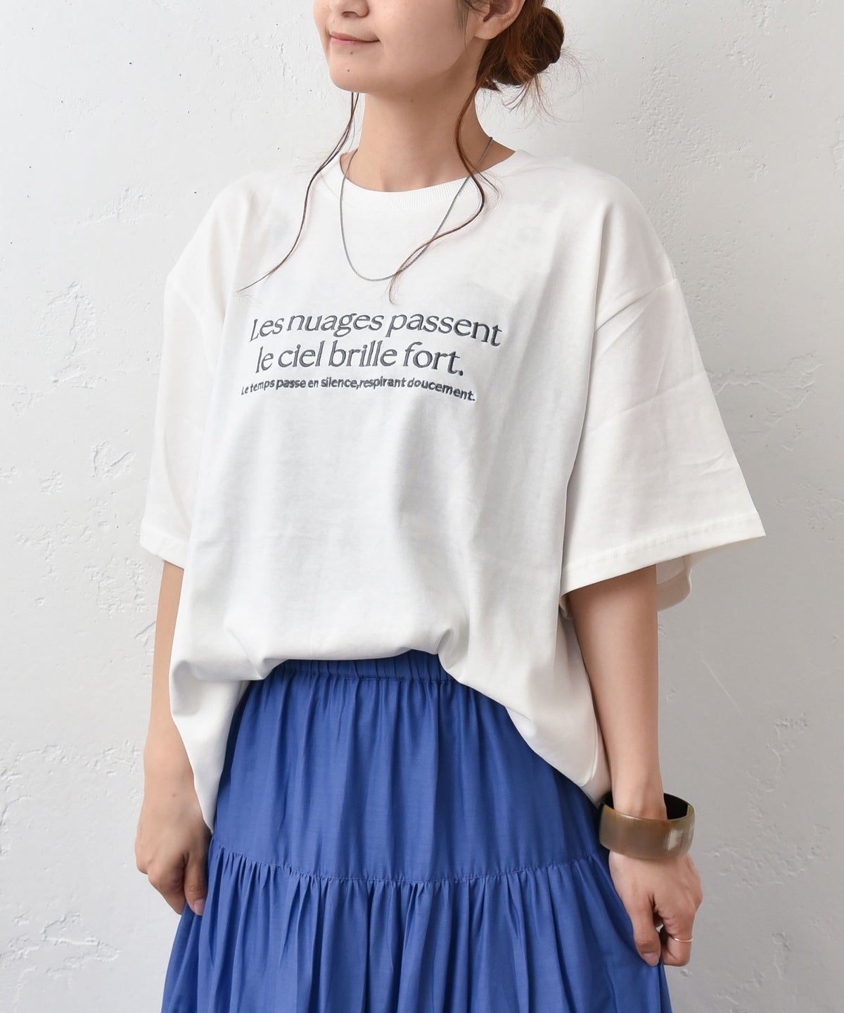 HUMS｜BIGシルエット刺繍T [[24015162]][C]