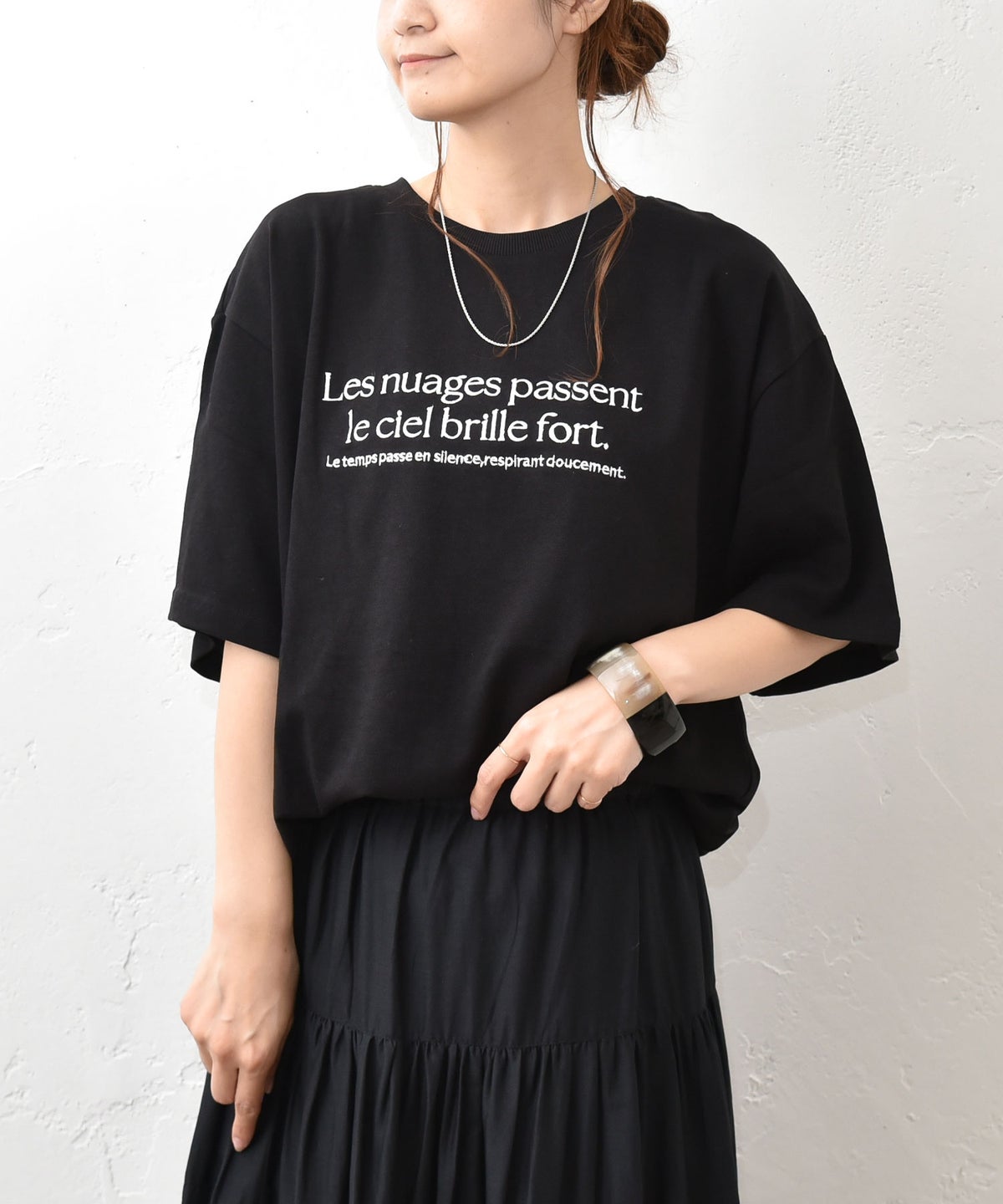 HUMS｜BIGシルエット刺繍T [[24015162]][C]