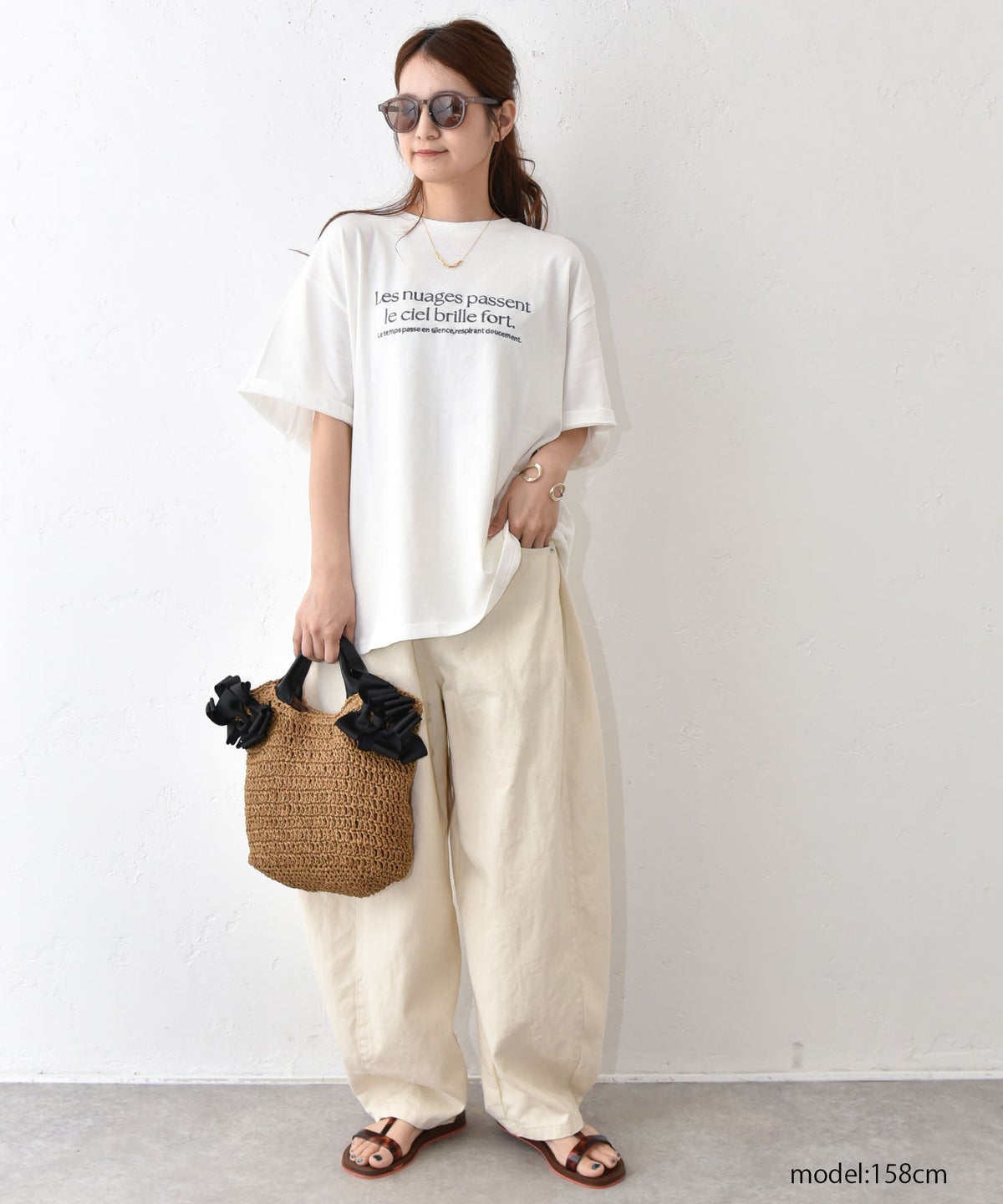 HUMS｜BIGシルエット刺繍T [[24015162]][C]