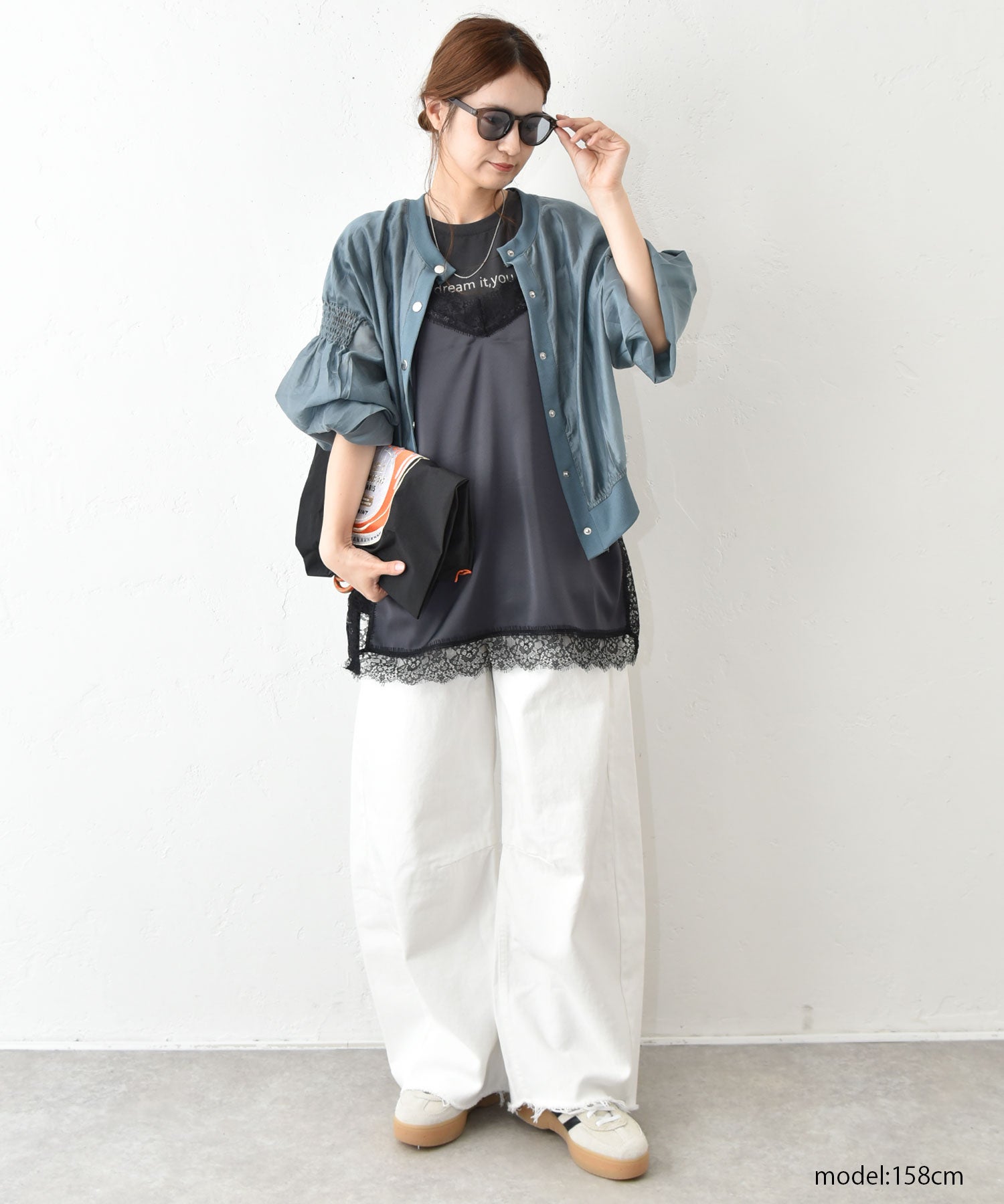 HUMS｜マットサテンレースキャミ [[ZMA-20260502]][C] | ma28 ONLINE STORE