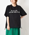  Our.｜裾アジャスター入りロゴカットソー [[Our-025]][C]