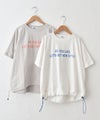  Our.｜裾アジャスター入りロゴカットソー [[Our-025]][C]