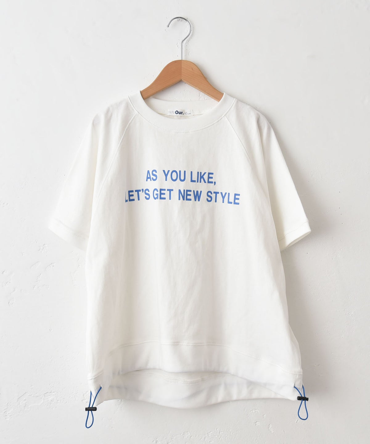  Our.｜裾アジャスター入りロゴカットソー [[Our-025]][C]