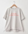  Our.｜裾アジャスター入りロゴカットソー [[Our-025]][C]