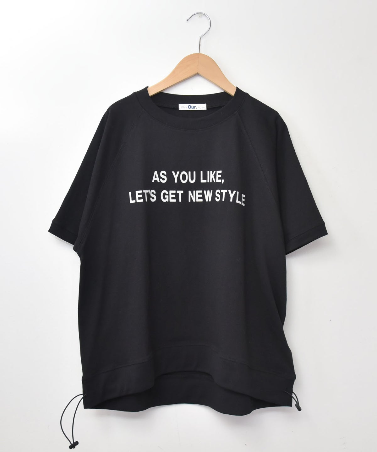  Our.｜裾アジャスター入りロゴカットソー [[Our-025]][C]