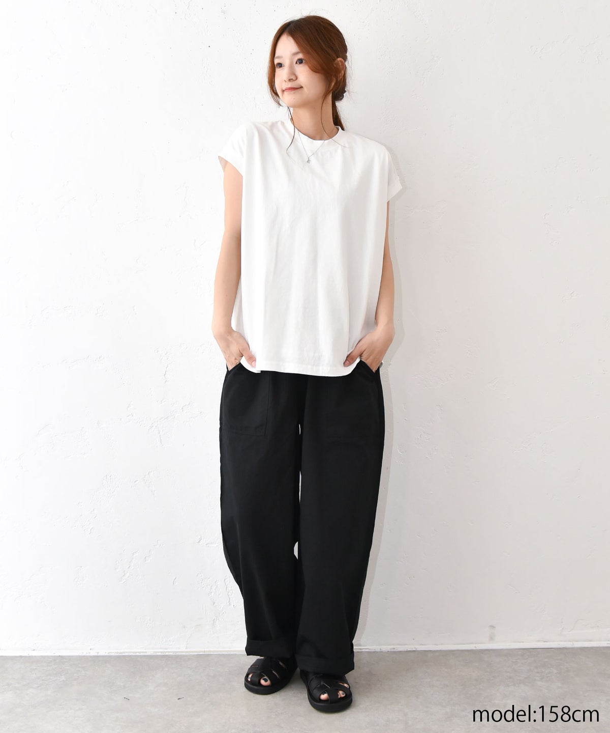 Our.｜フレンチ袖カットソー [[C-9056]][C]