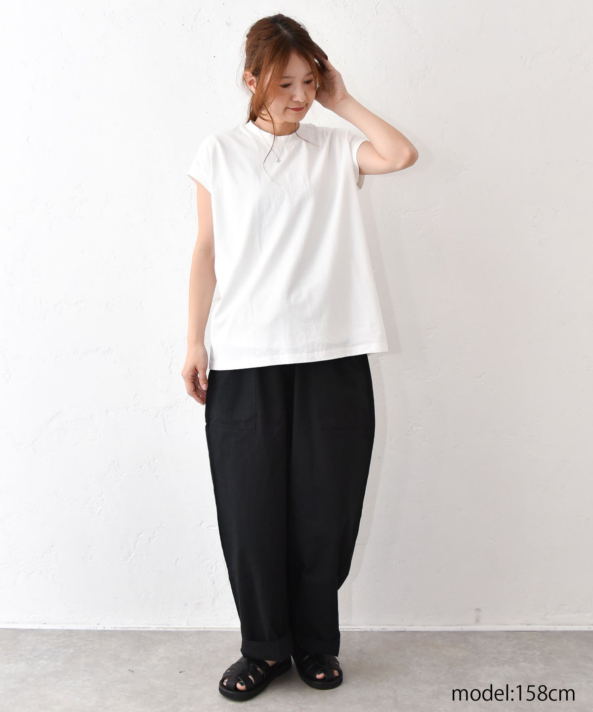 Our.｜フレンチ袖カットソー [[C-9056]][C]