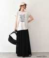 Our.｜フレンチ袖ロゴカットソー [[C-9056-1]][C]
