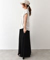 Our.｜フレンチ袖ロゴカットソー [[C-9056-1]][C]