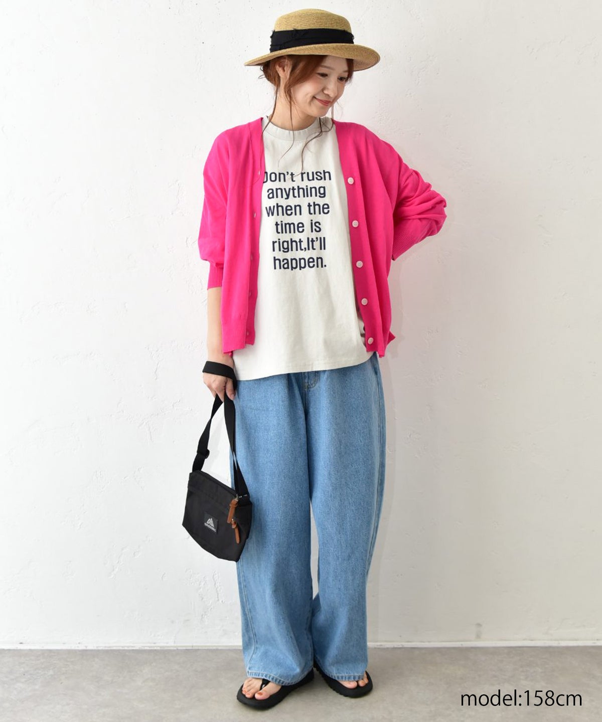 Our.｜フレンチ袖ロゴカットソー [[C-9056-1]][C]
