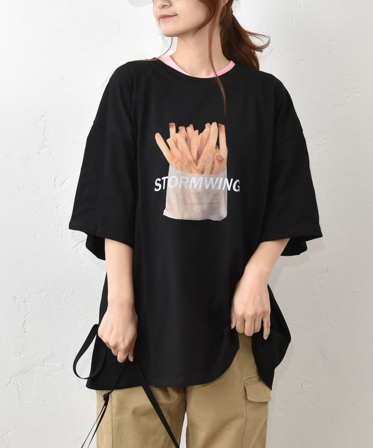 IN THE MARKET｜プリントBIG Tee (ポテト) [[61463021]][C]