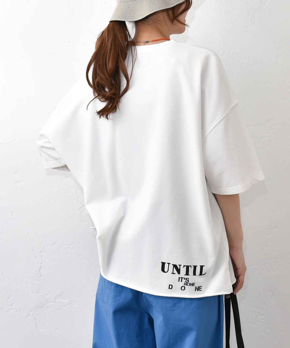  IN THE MARKET｜ロゴ入りピグメントカットソー [[C-2541]][C]