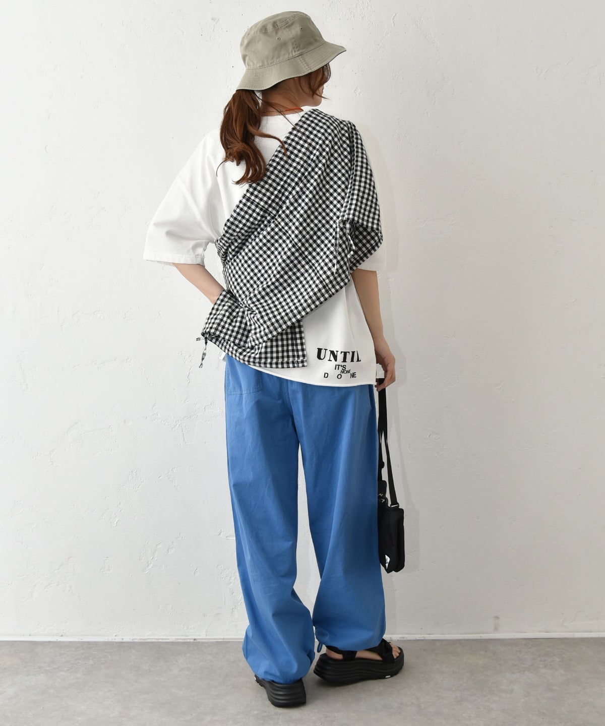  IN THE MARKET｜ロゴ入りピグメントカットソー [[C-2541]][C]