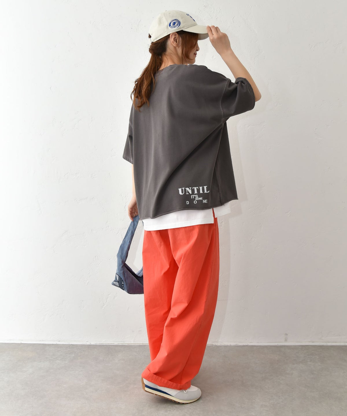  IN THE MARKET｜ロゴ入りピグメントカットソー [[C-2541]][C]